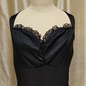 💃Circle skirt sweetheart black sleeveless dress